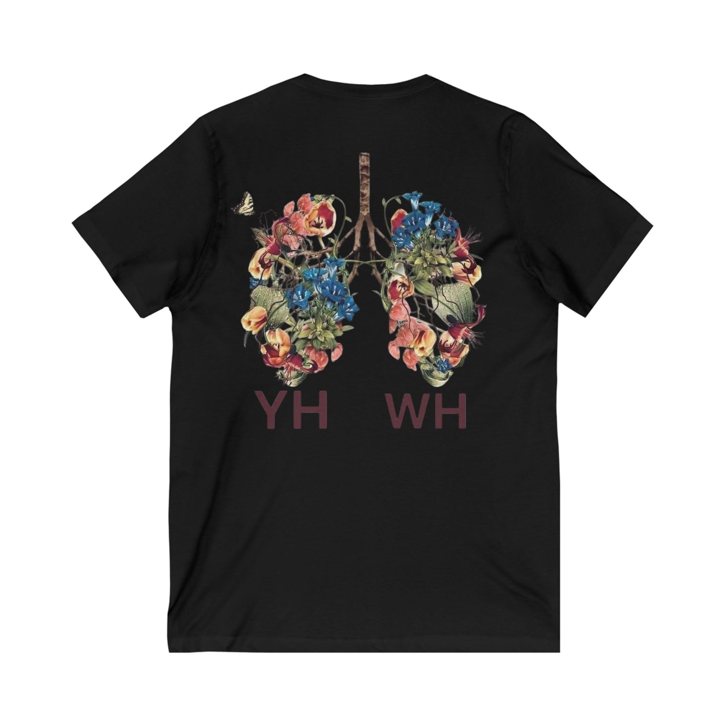 Breath of YHWH" Floral Lungs Christian T-Shirt